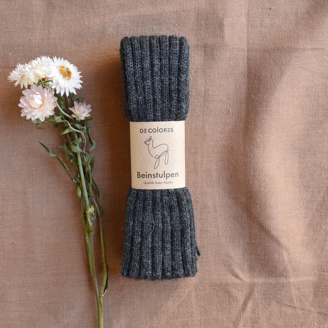 Ribbed Legwarmers - 100% Baby Alpaca (Kids-Adults)