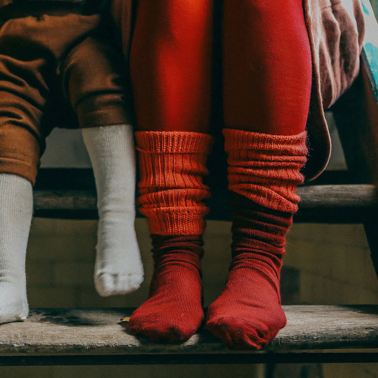 Ribbed Legwarmers - 100% Baby Alpaca (Kids-Adults)