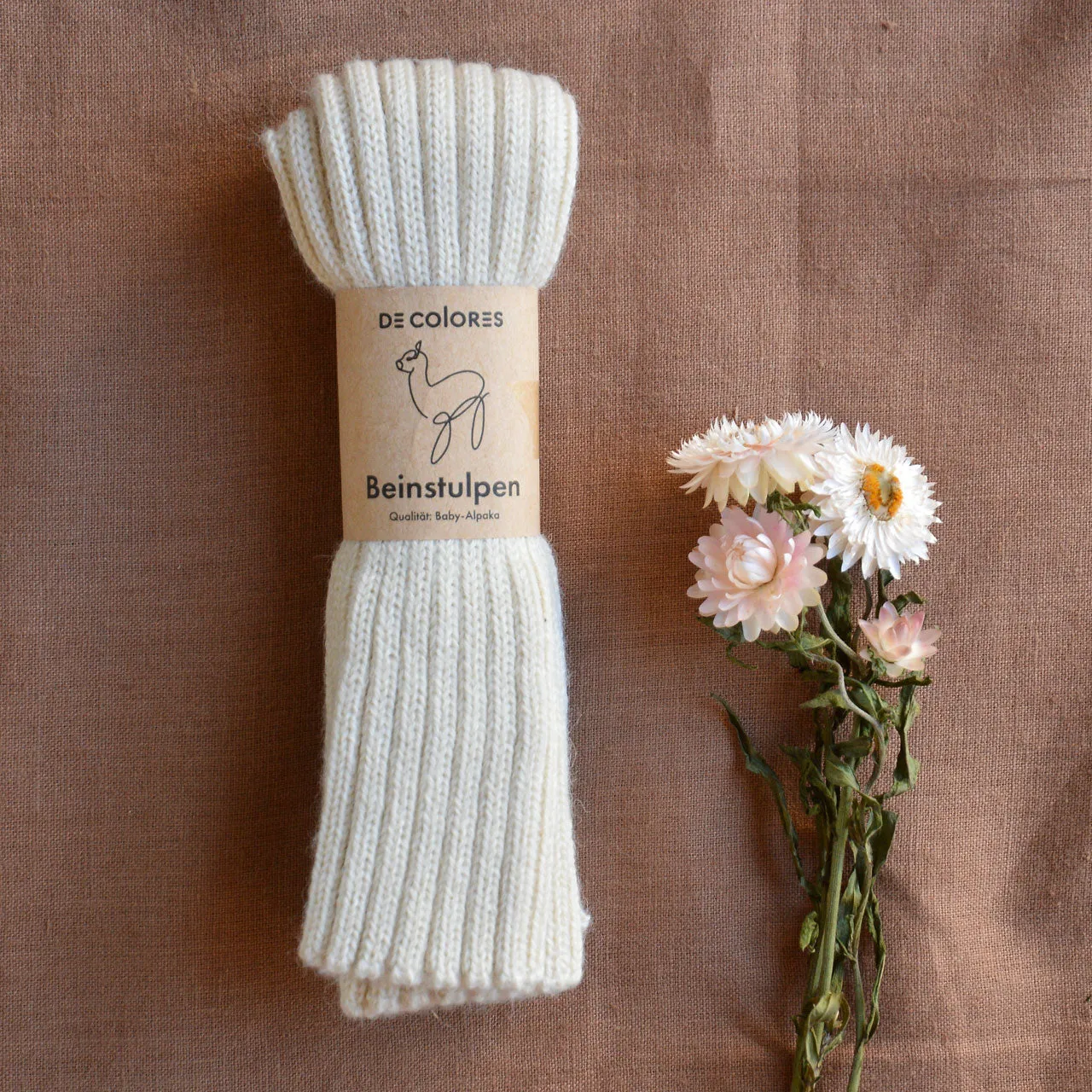 Ribbed Legwarmers - 100% Baby Alpaca (Kids-Adults)