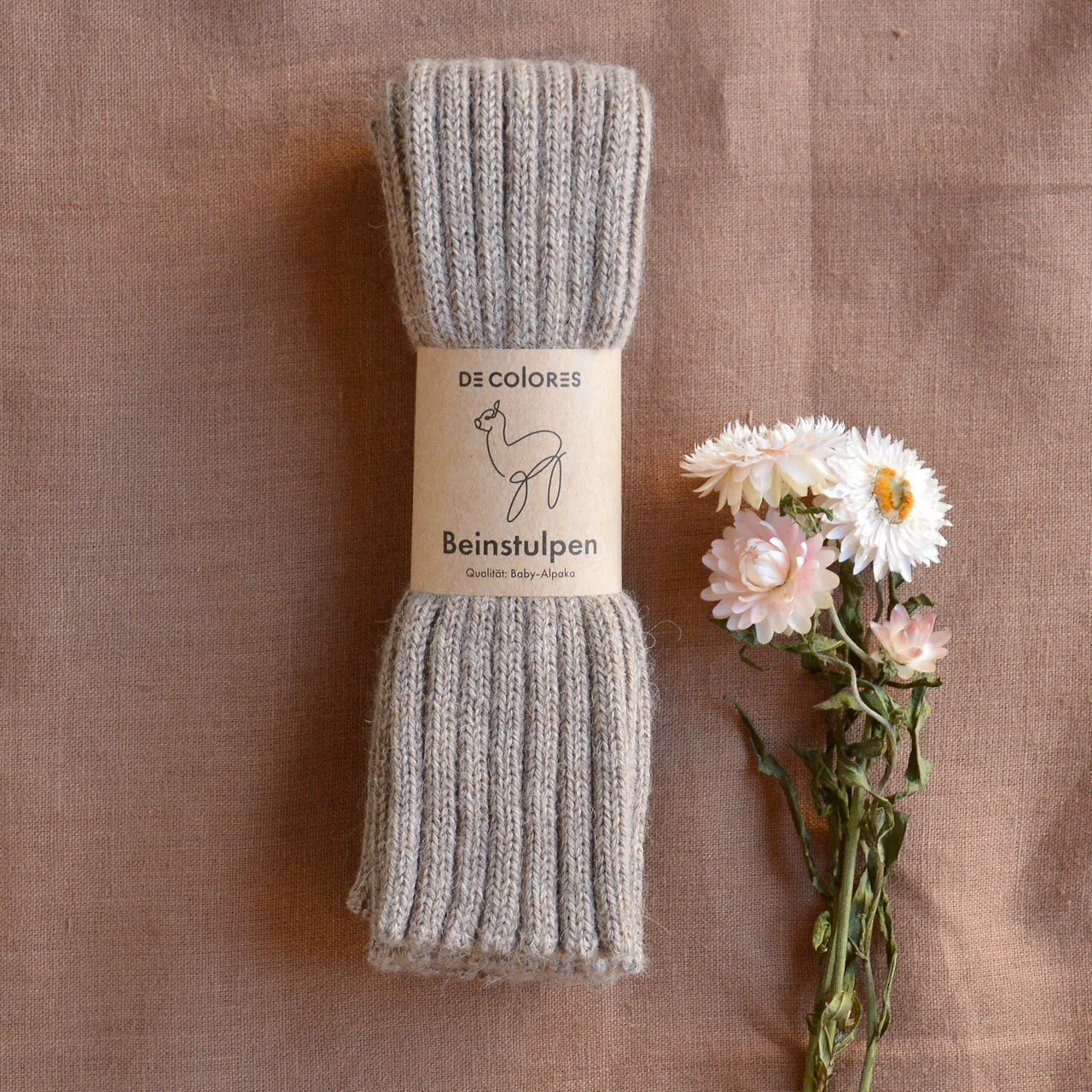 Ribbed Legwarmers - 100% Baby Alpaca (Kids-Adults)