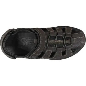 Rio Vista Mens Caged Cut Out Fisherman Sandals