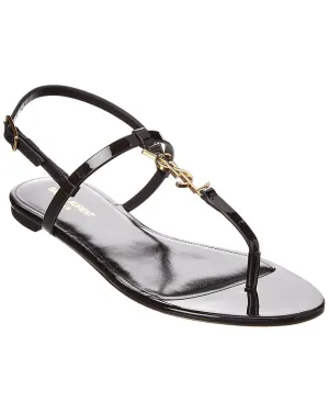 Saint Laurent Cassandra Patent Sandal