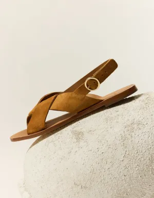 Sandals Paloma - Amber suede