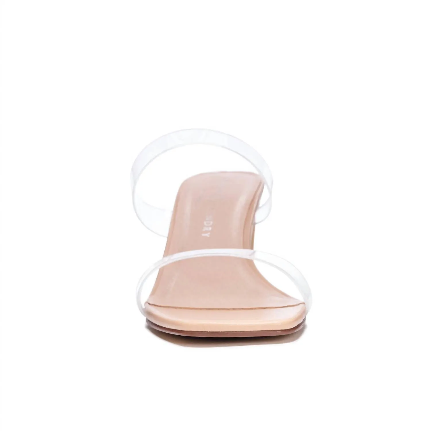 Simple Sophistication Clear Sandals