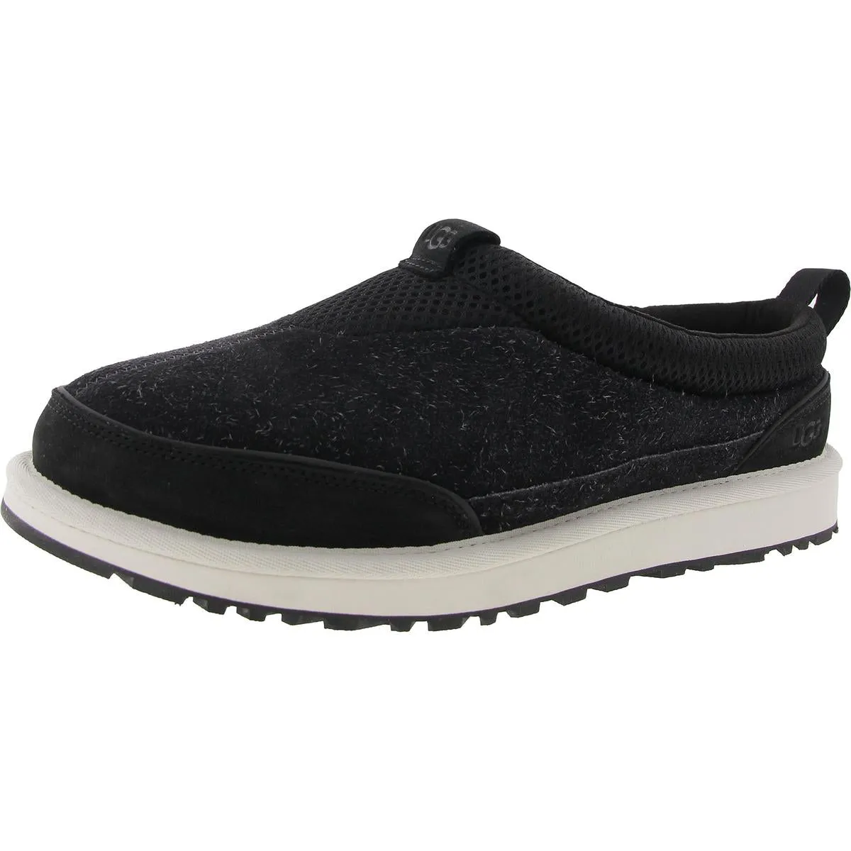 Tasman Mens Padded Insole Leather Slide Slippers