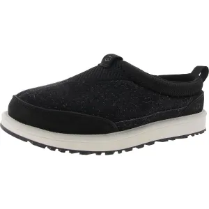 Tasman Mens Padded Insole Leather Slide Slippers