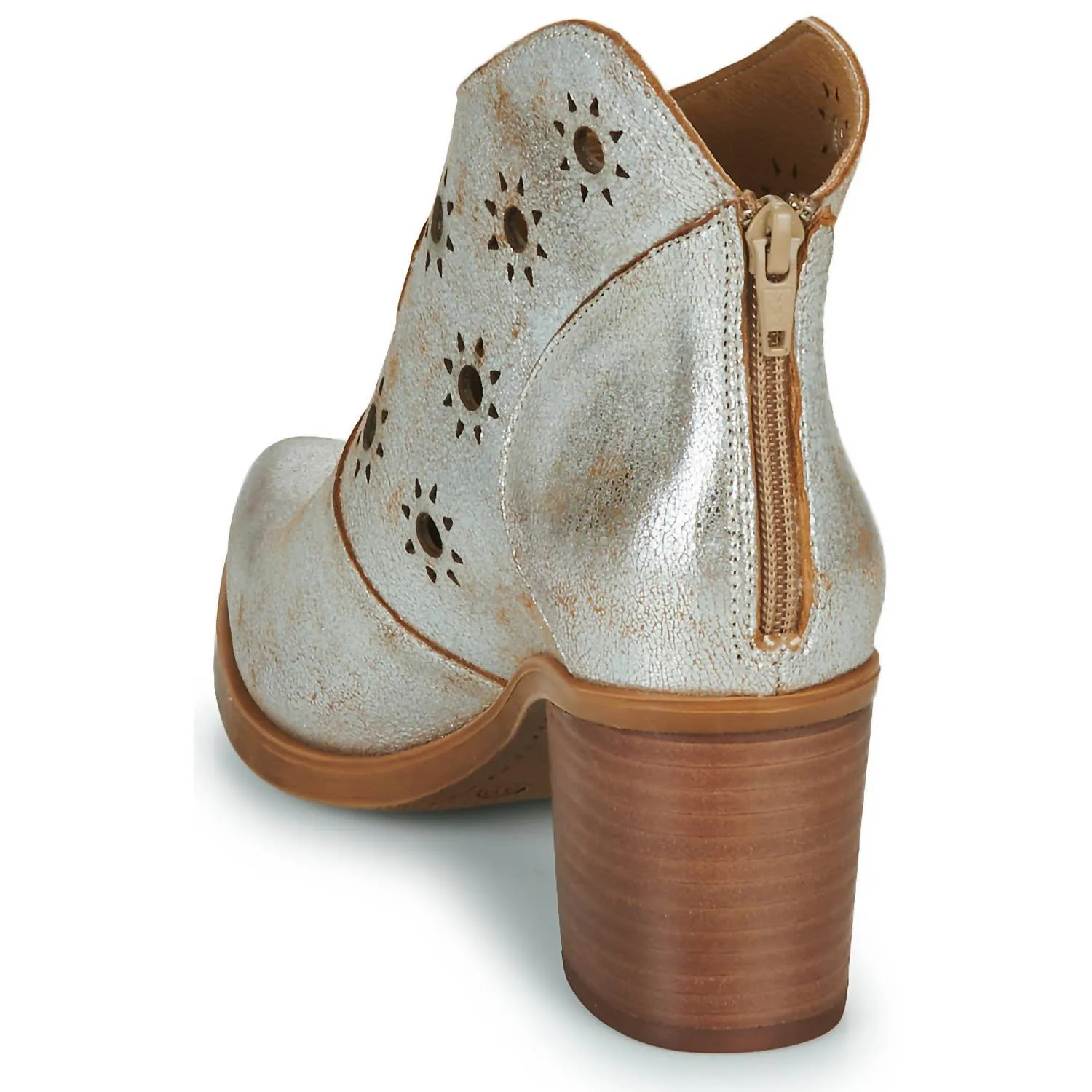 Terry Bootie In Silver