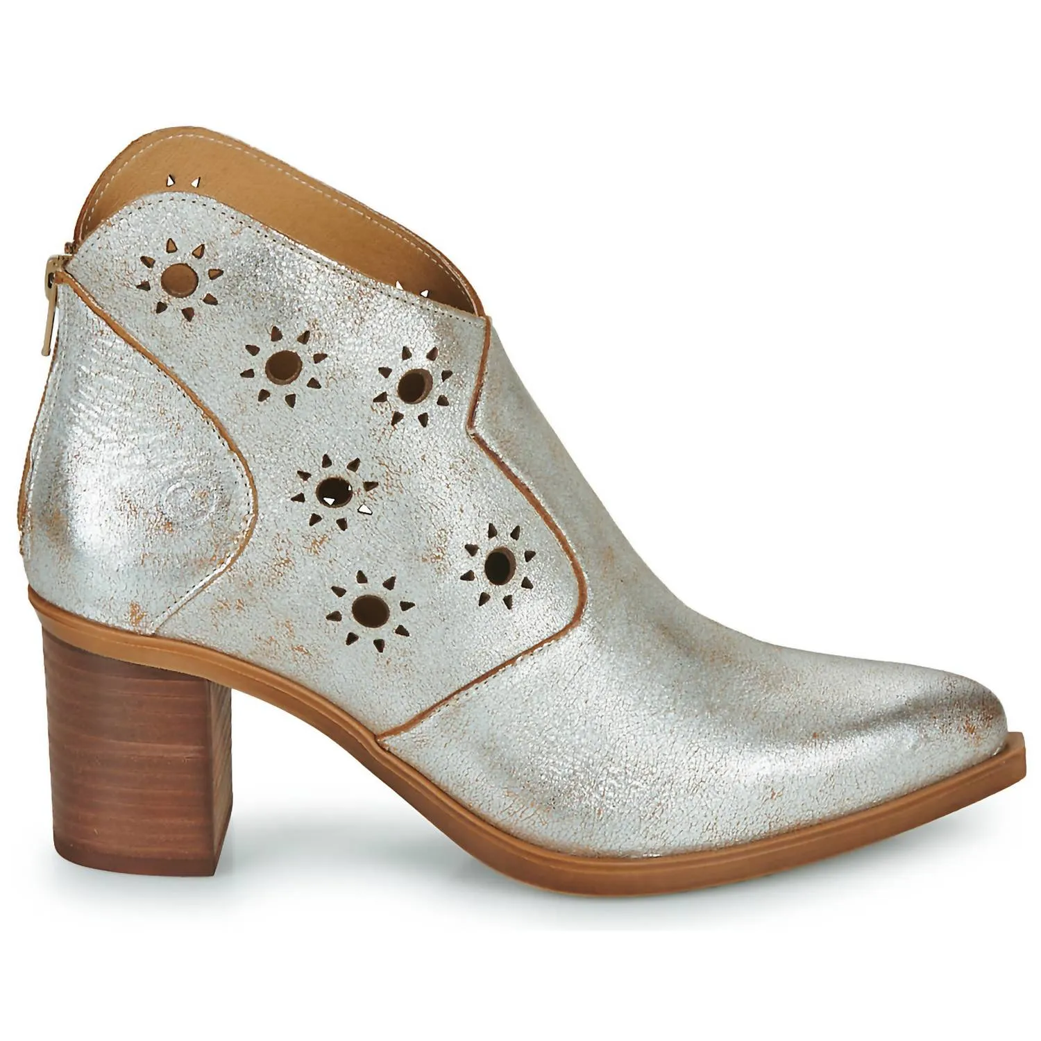 Terry Bootie In Silver