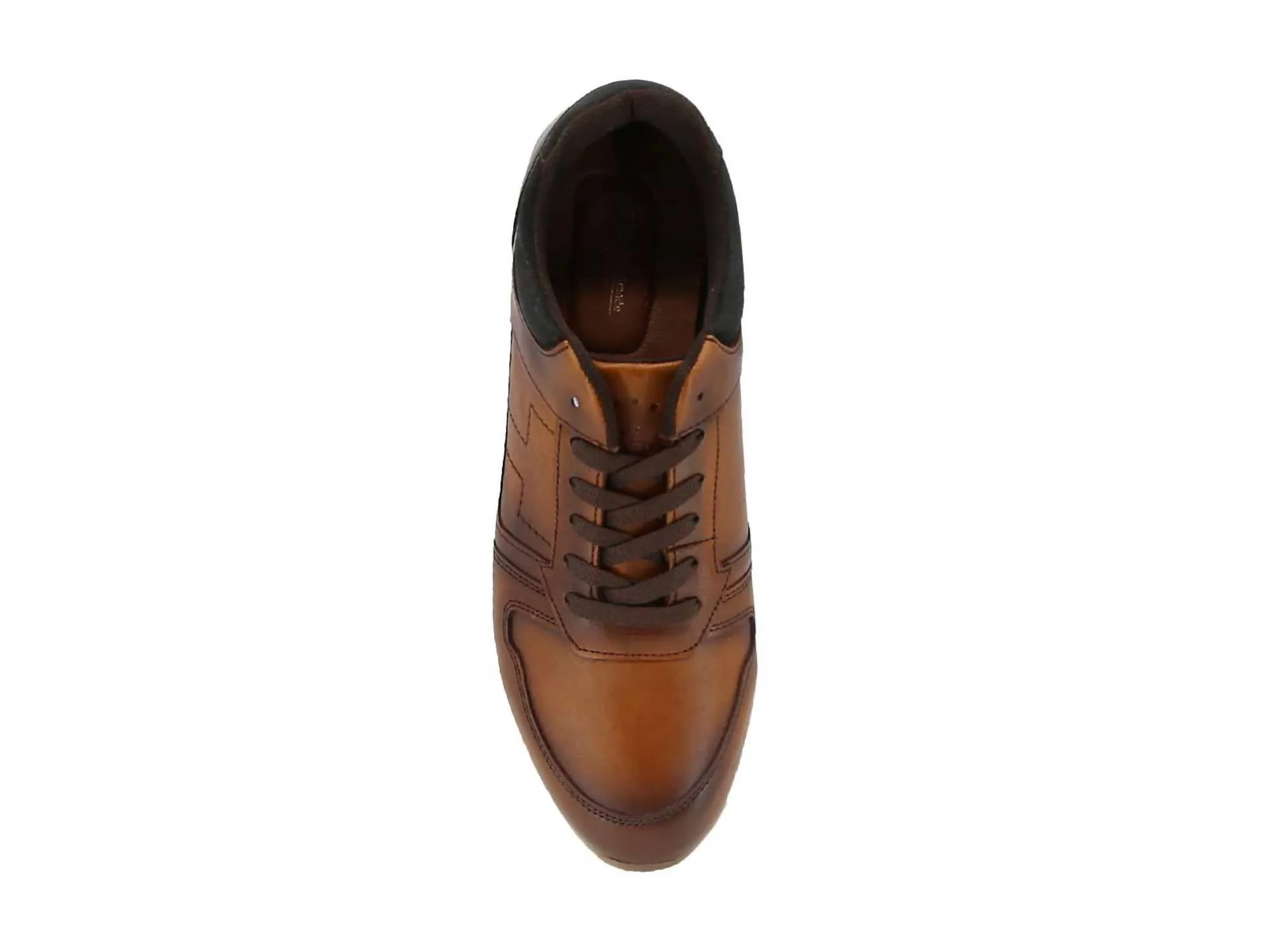 Ths Urban Leather Sneakers In Brown