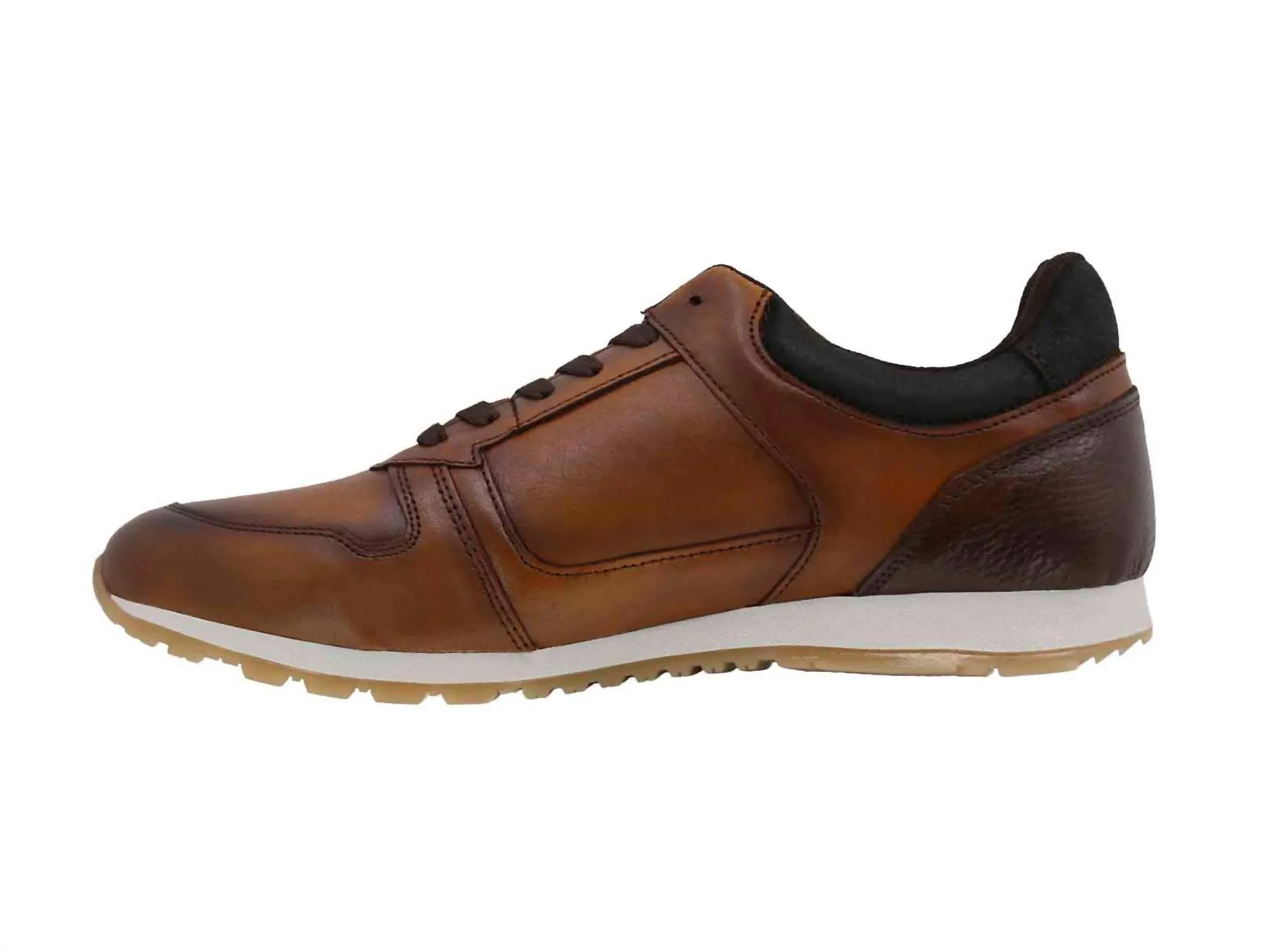 Ths Urban Leather Sneakers In Brown