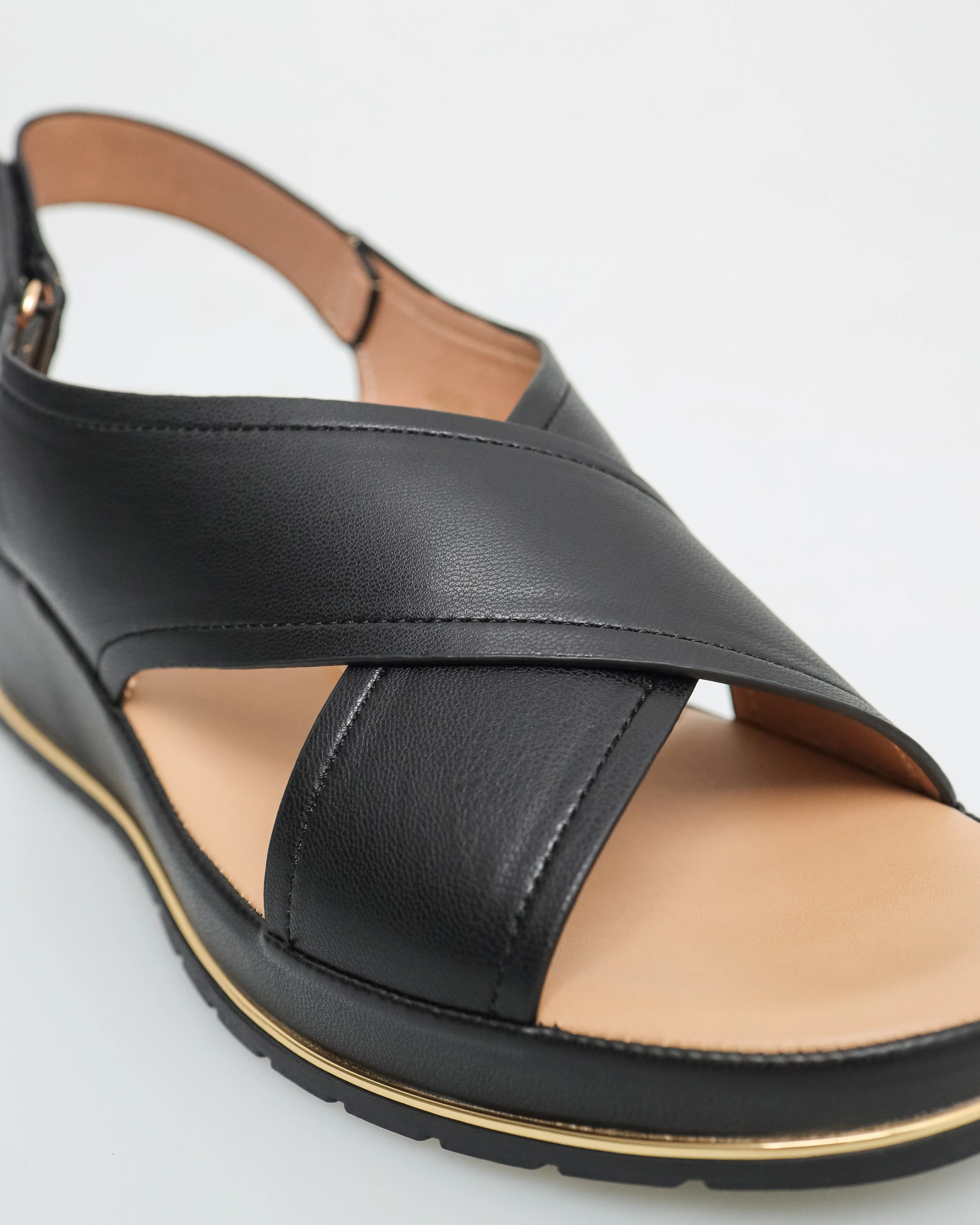 Tomaz NN325 Ladies Double Cross Strap Sandal