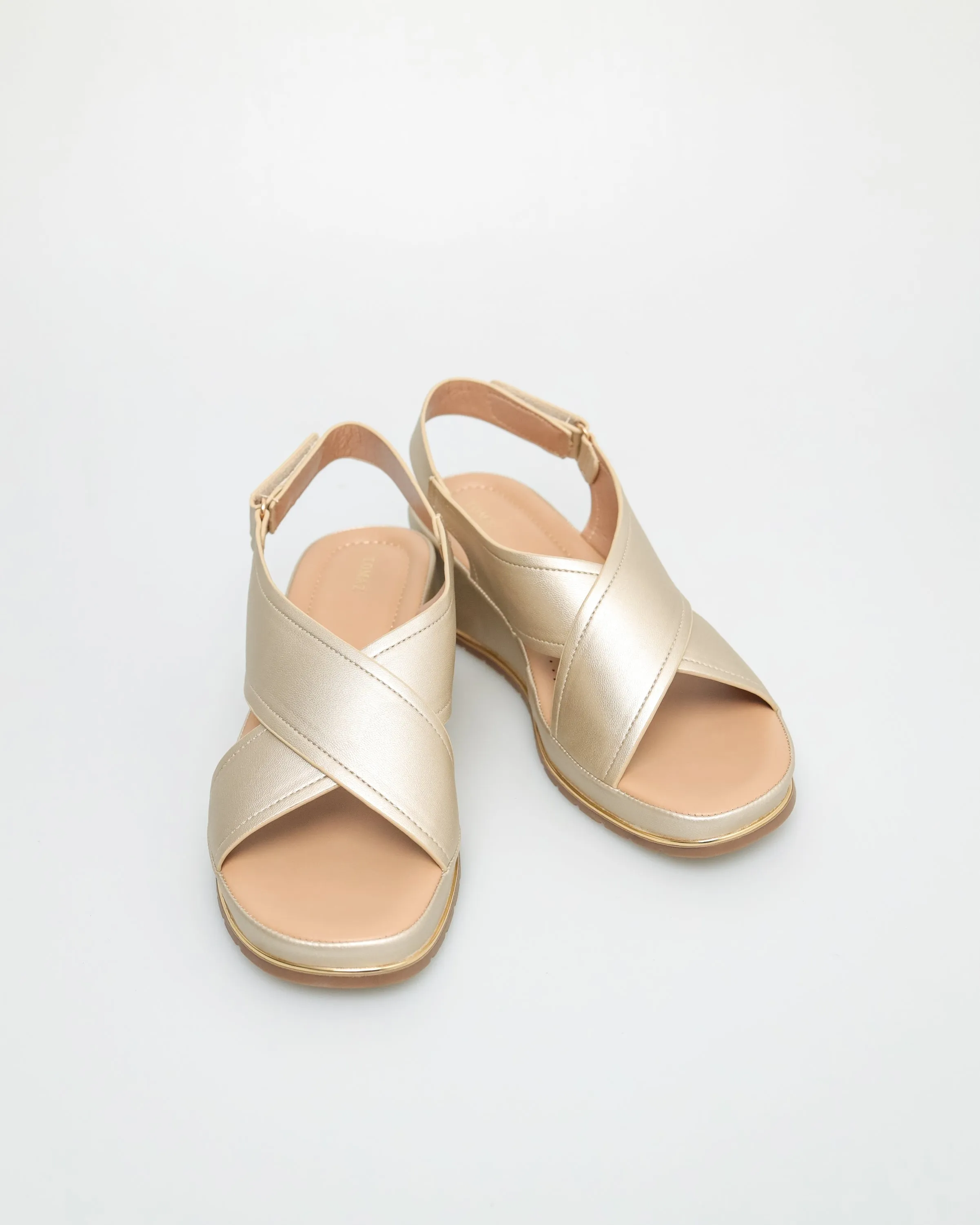 Tomaz NN325 Ladies Double Cross Strap Sandal