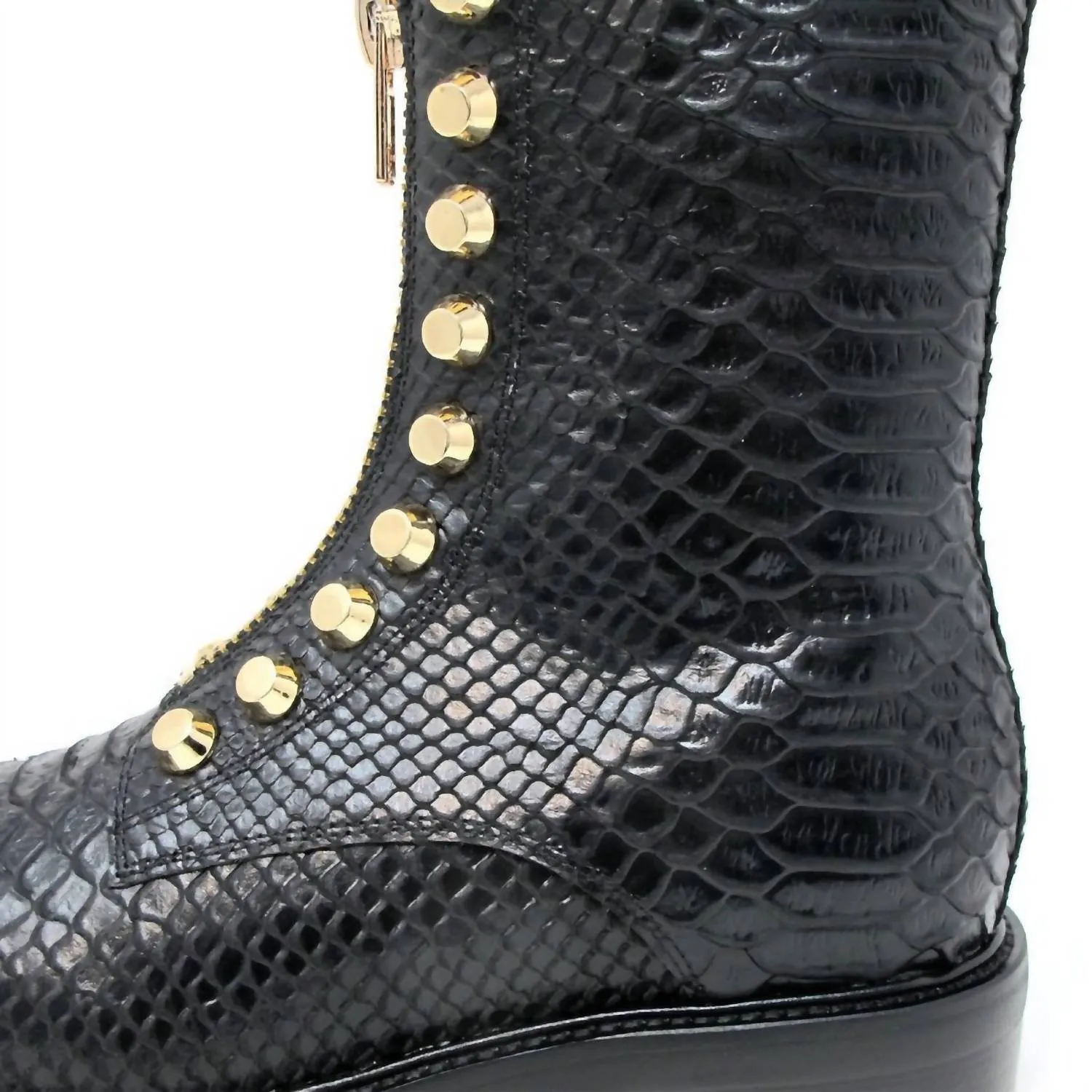 Tonette Bootie In Black Snake