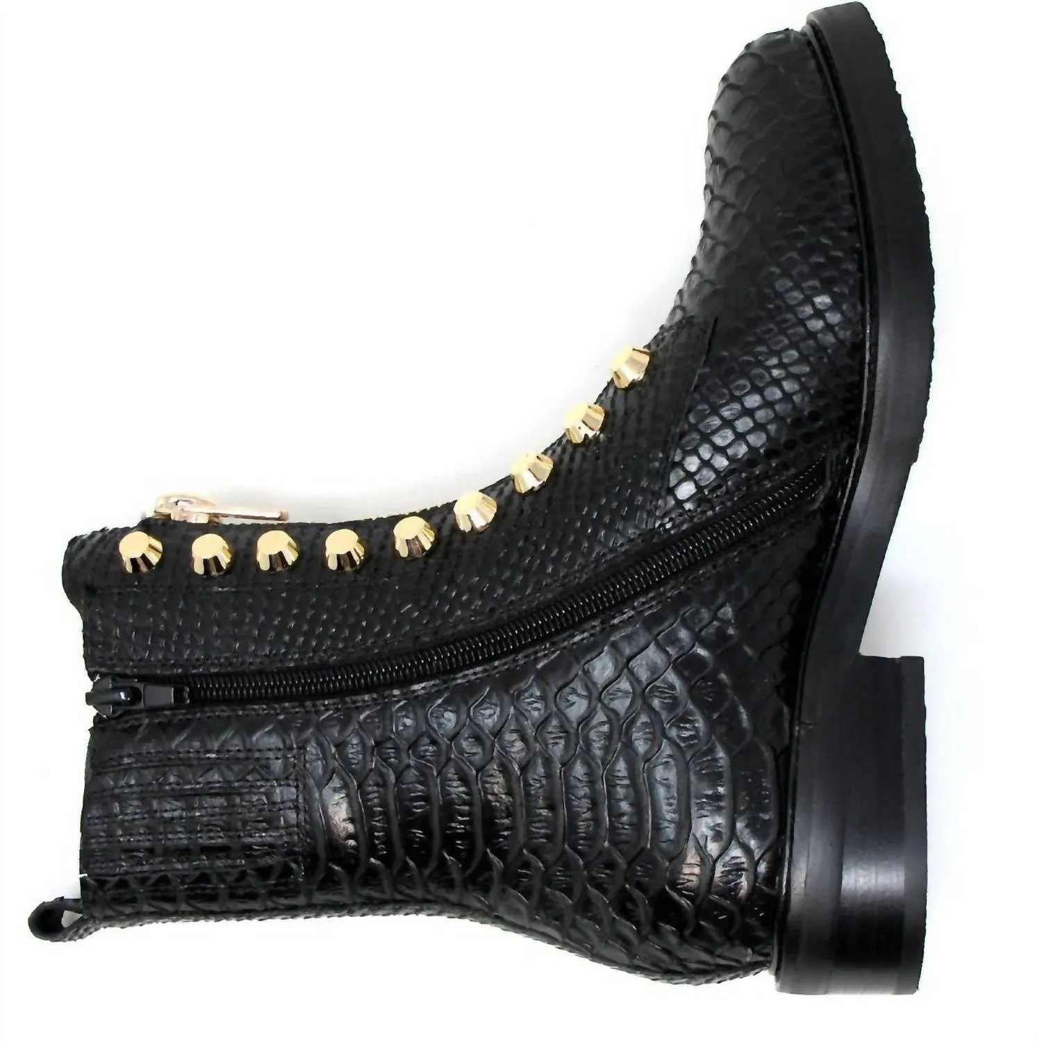 Tonette Bootie In Black Snake