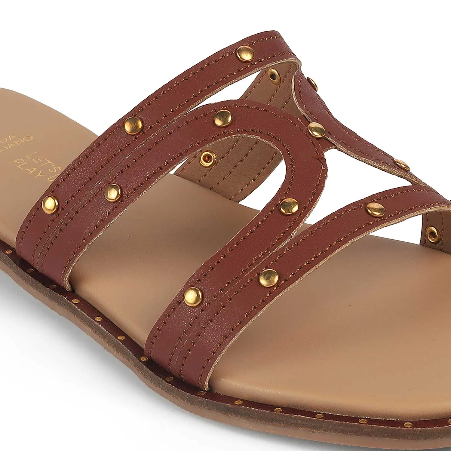 Tresmode Eilov Brown Women's Dress Flats