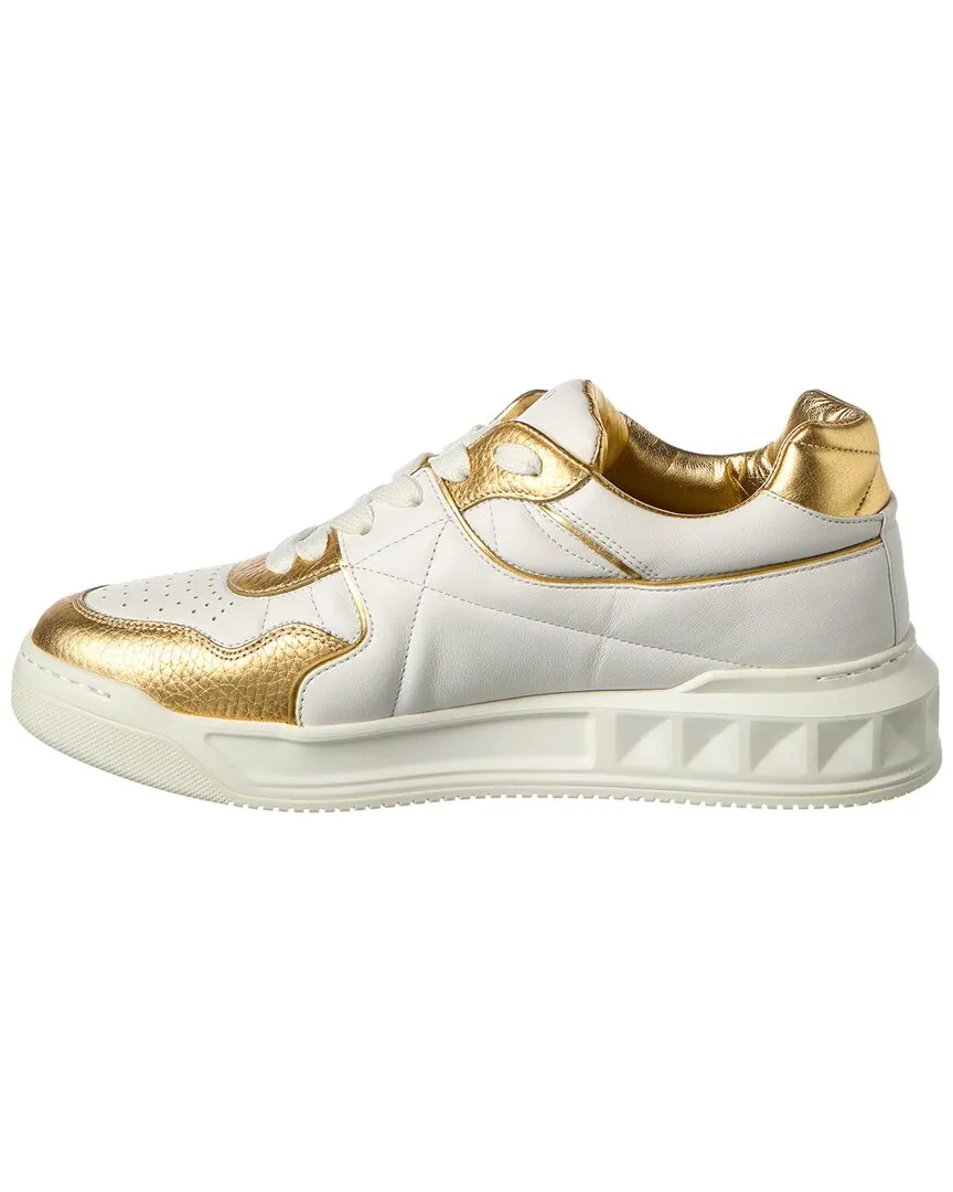 Valentino Roman Stud Leather Sneaker