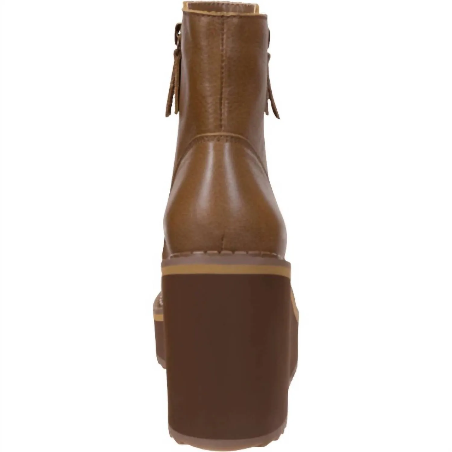 Women's Avail Wedge Ankle Boots In Brown