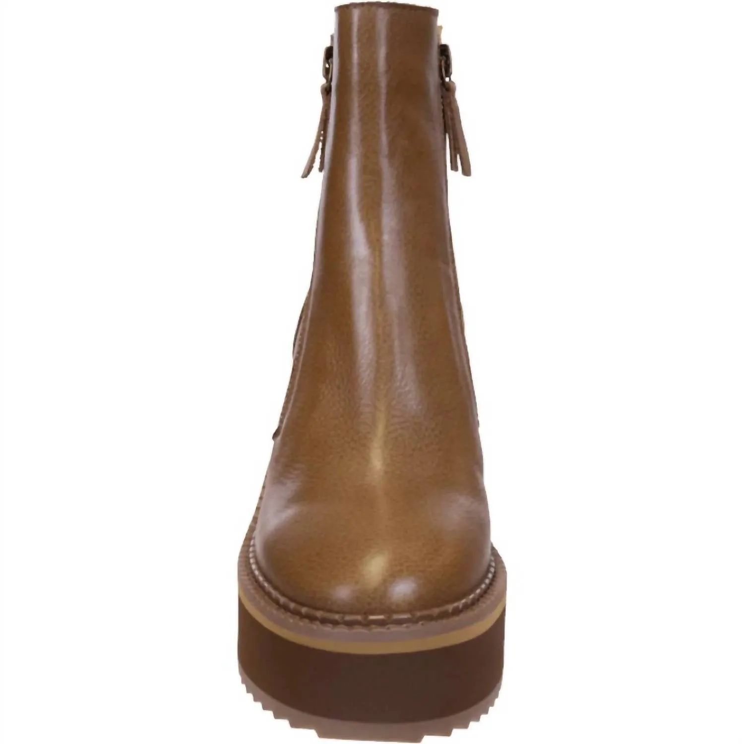 Women's Avail Wedge Ankle Boots In Brown