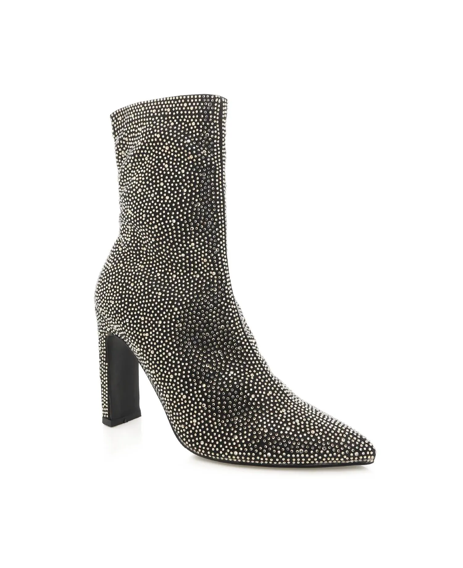 Women's Brittany Rhinestone Booties In Black
