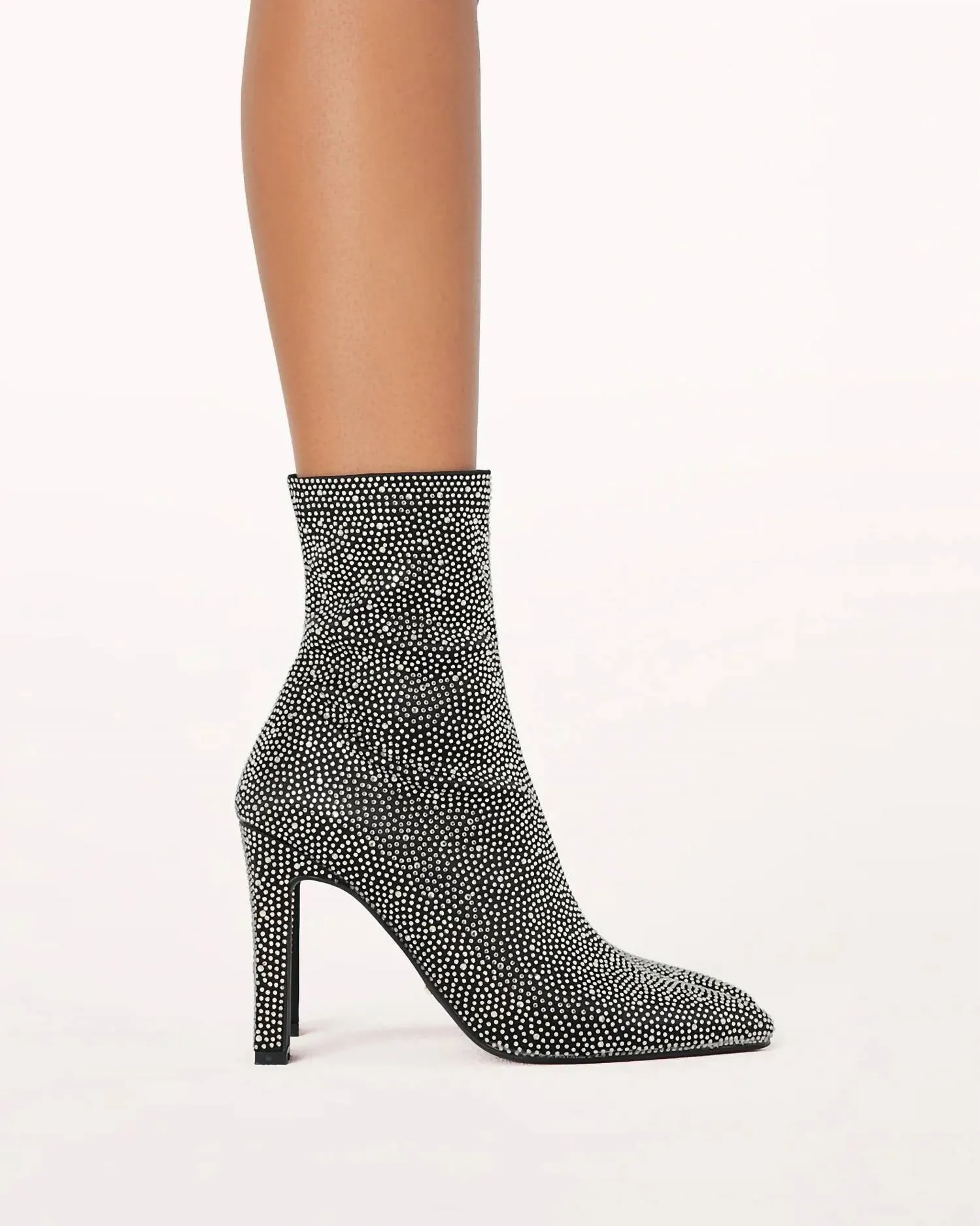 Women's Brittany Rhinestone Booties In Black