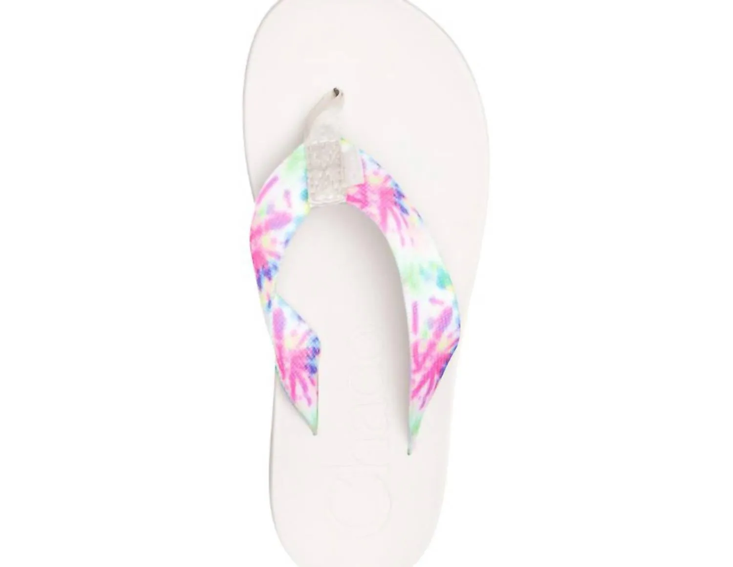 Women's Chillos Flip Flops In Light Tie Dye