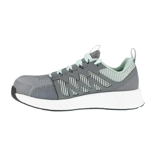 Women's Fusion Flexweave? Composite-Toe Athletic Work Shoe Grey/Mint Green