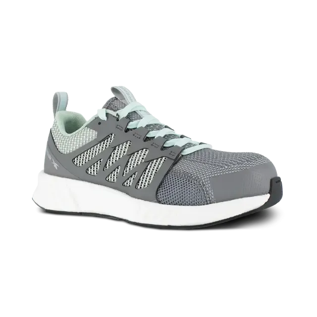 Women's Fusion Flexweave? Composite-Toe Athletic Work Shoe Grey/Mint Green