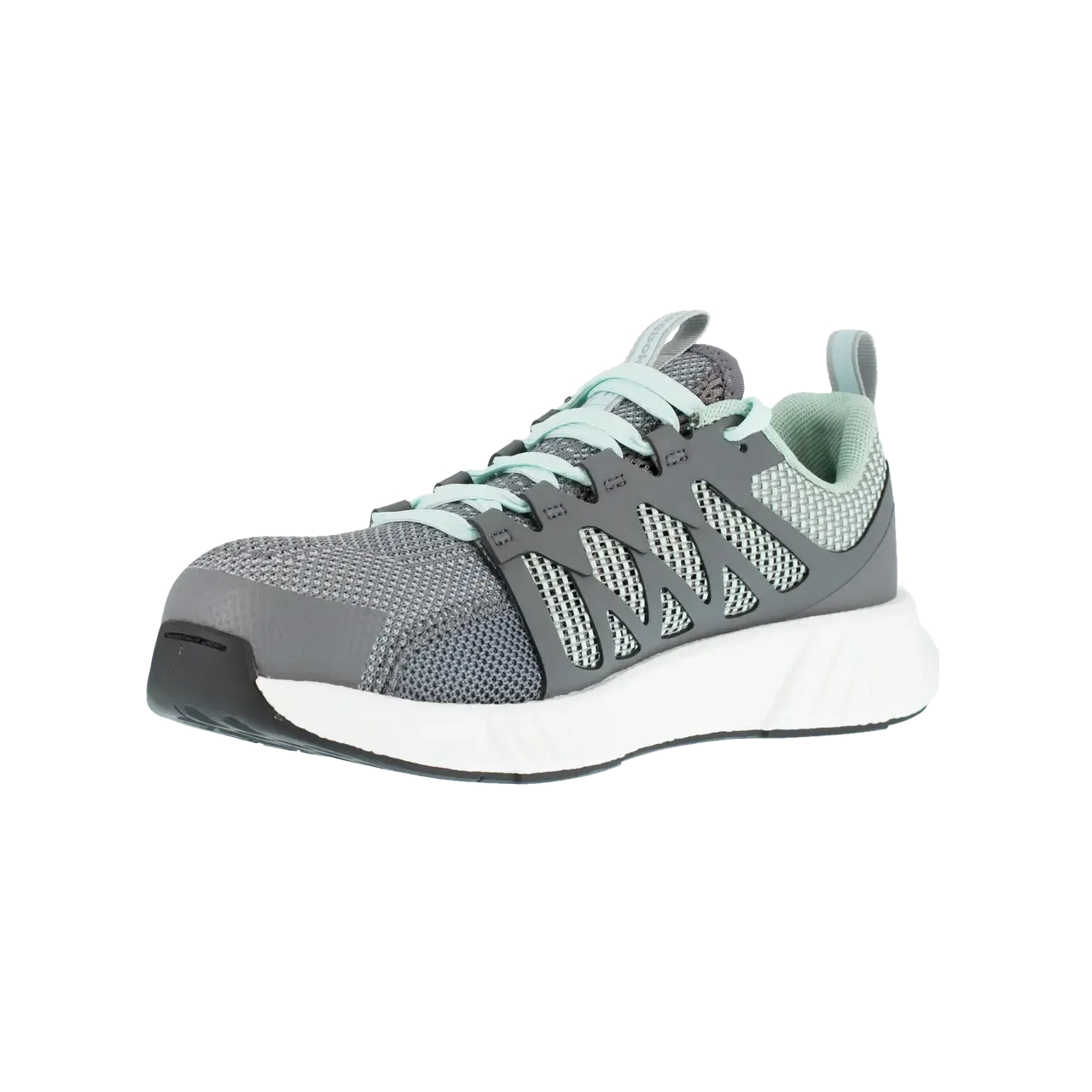 Women's Fusion Flexweave? Composite-Toe Athletic Work Shoe Grey/Mint Green
