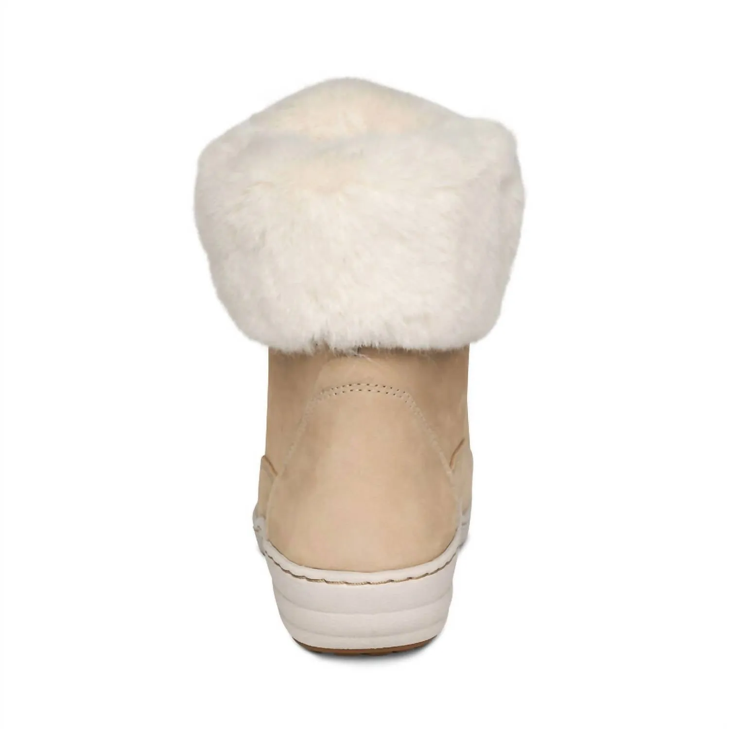 Women's Jodie Fur Winter Boot In Ivory