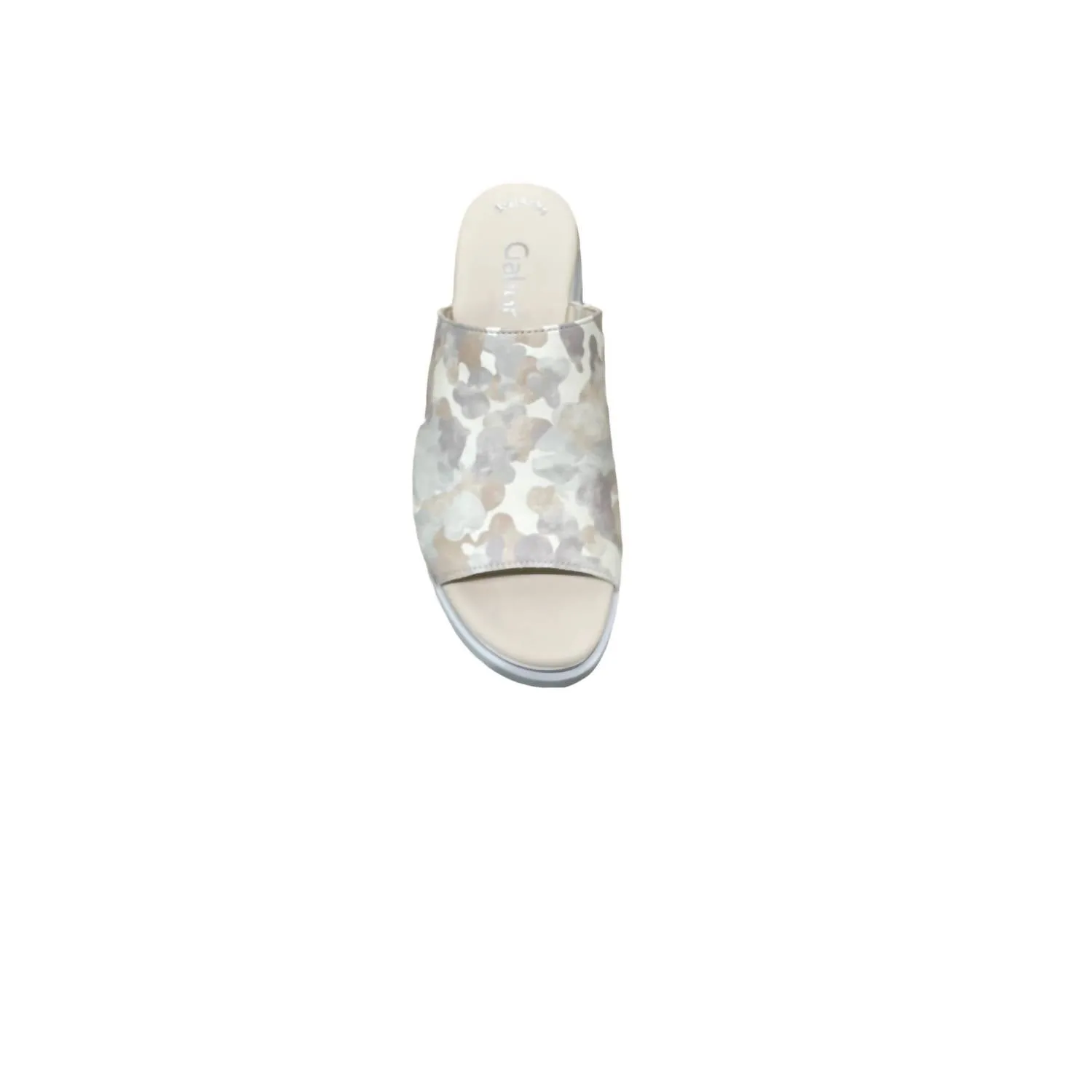 Women's Leather Slippers In Camoflauge