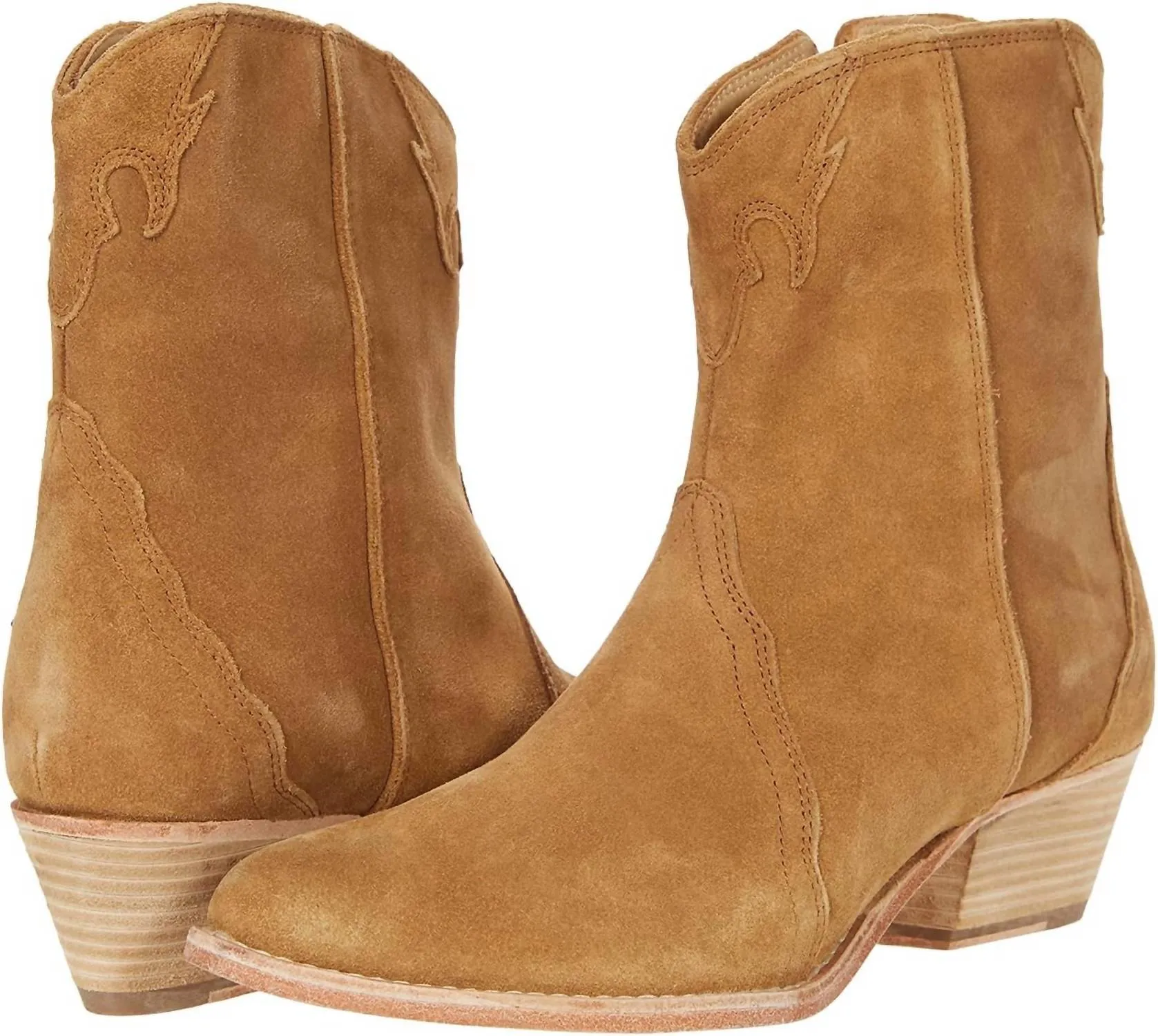 Women's New Frontier Western Boot In Camel