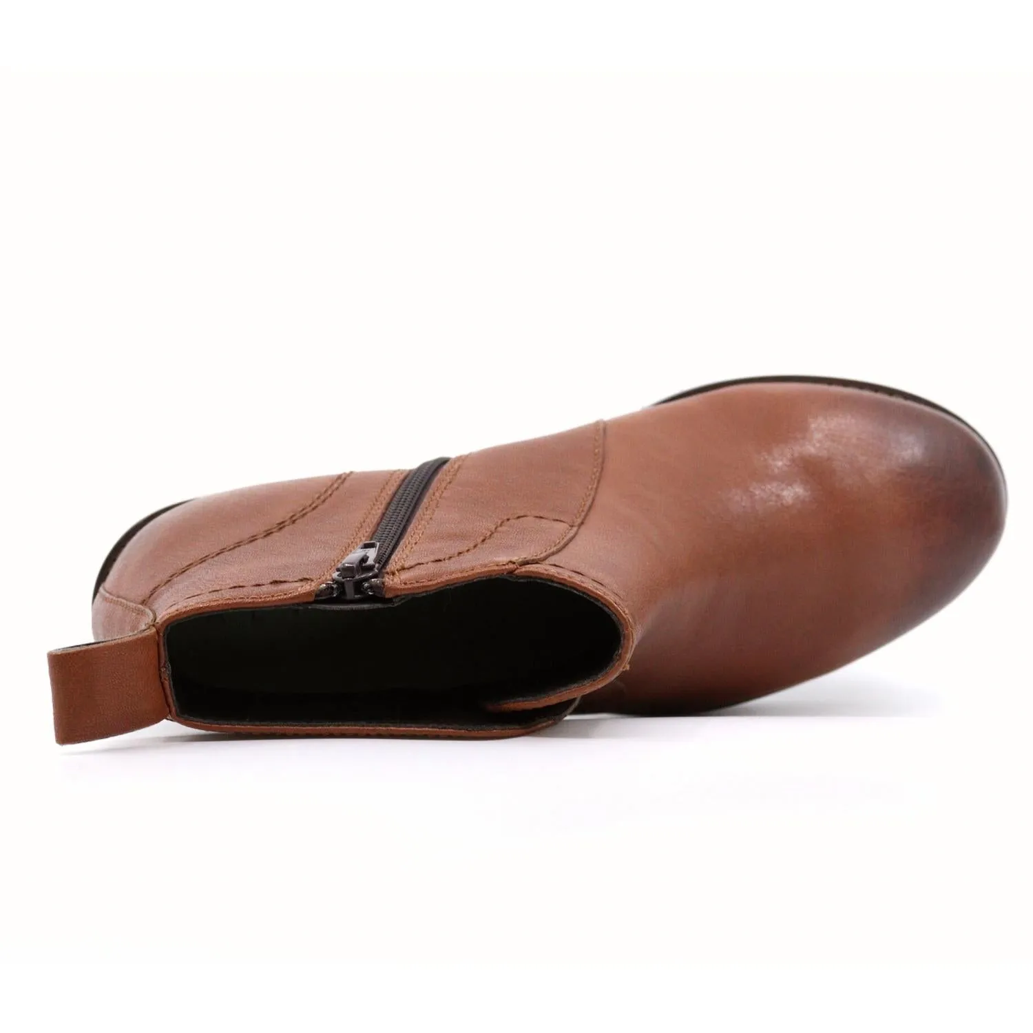 Women's Nico Ankle Boot In Cuoio