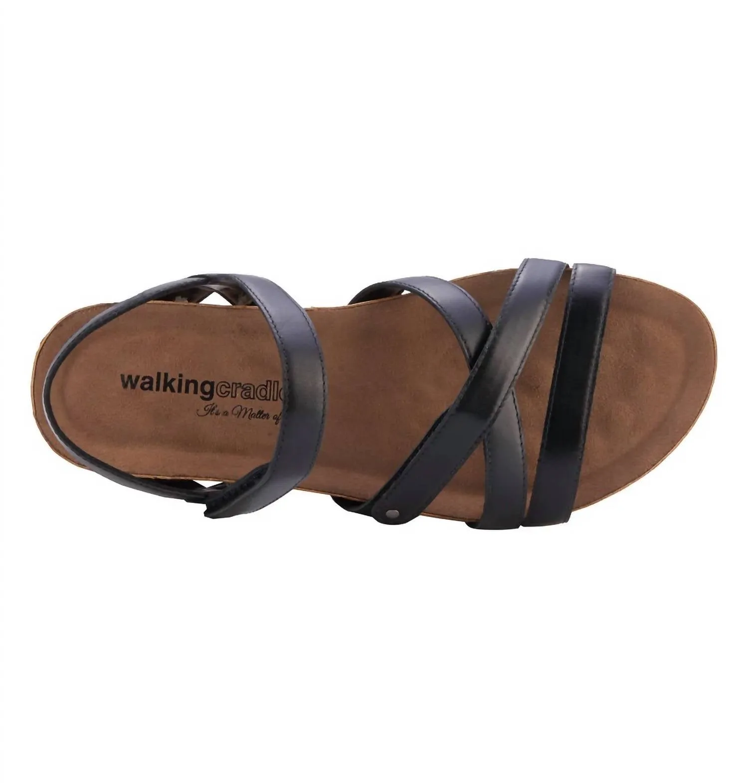 Women’S Pool Sandal - Ww Width In Black