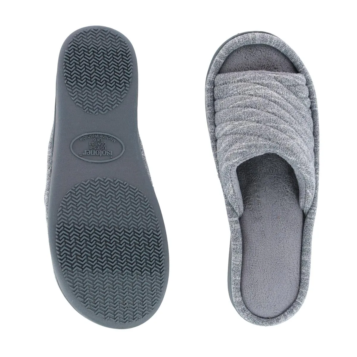 Women's Space Dye Open Toe Andrea Slide Slipper