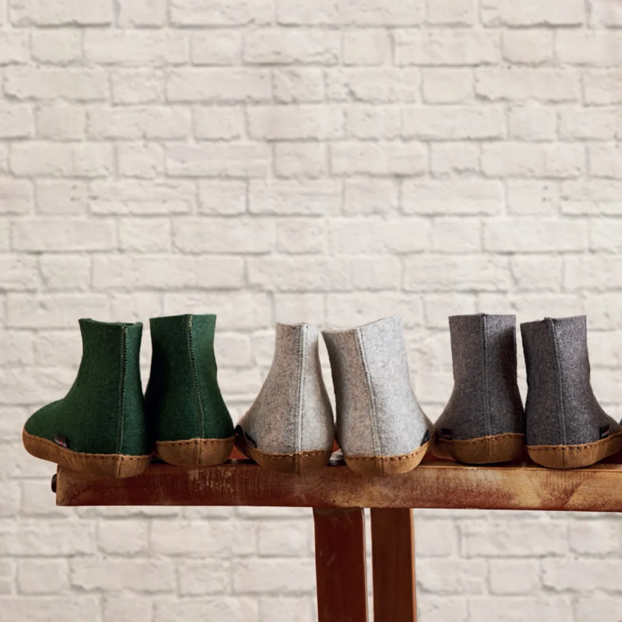 Wool Felt Slippers - Emil's Boots - Graphite AW24 (Adults 37 only) *Last ones