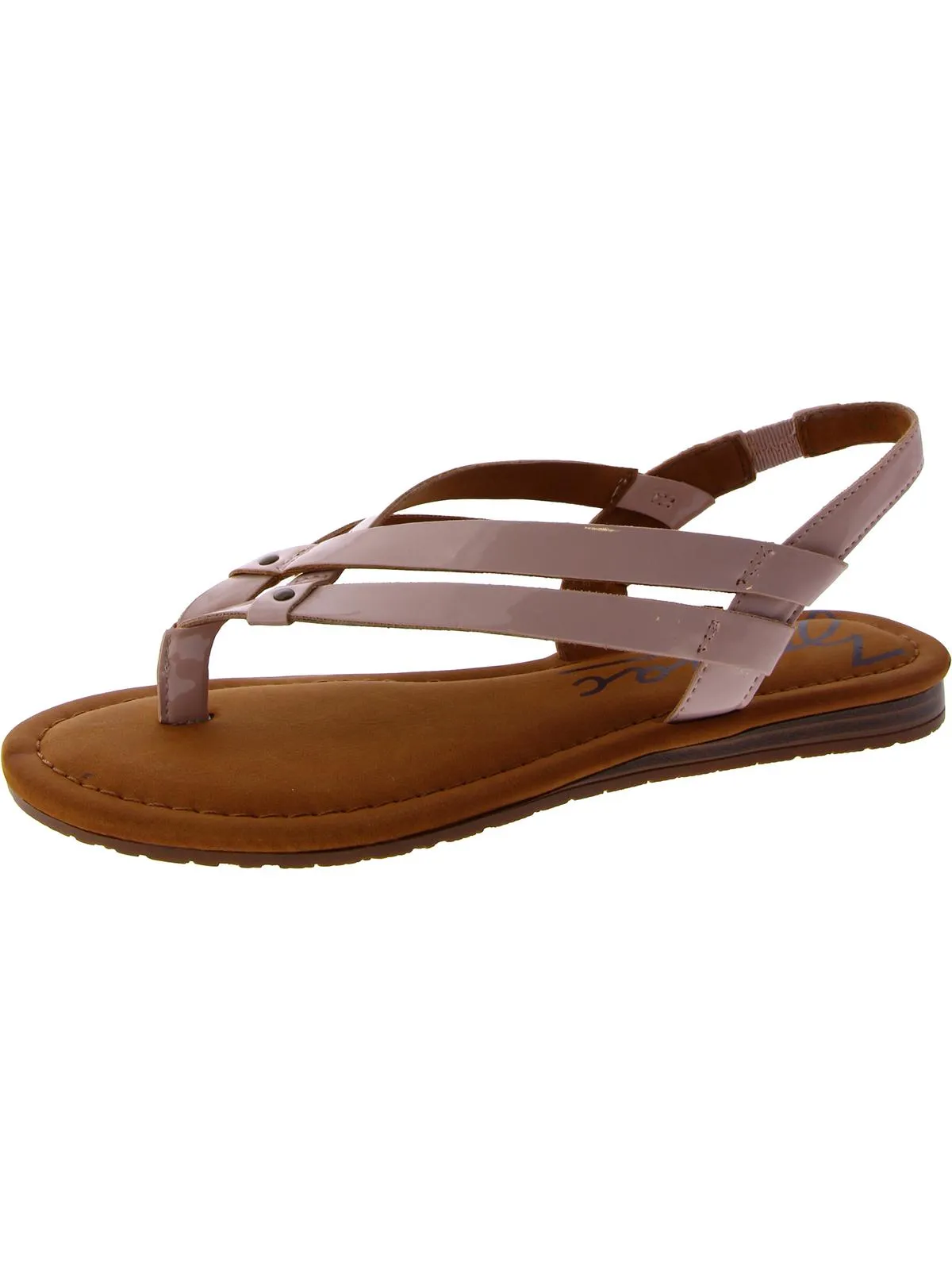 Yasmin Womens Slip On Stretch Thong Sandals