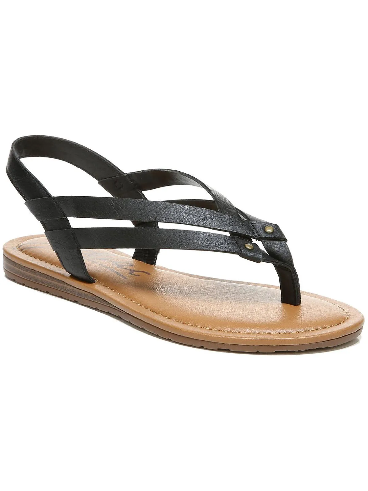 Yasmin Womens Slip On Stretch Thong Sandals