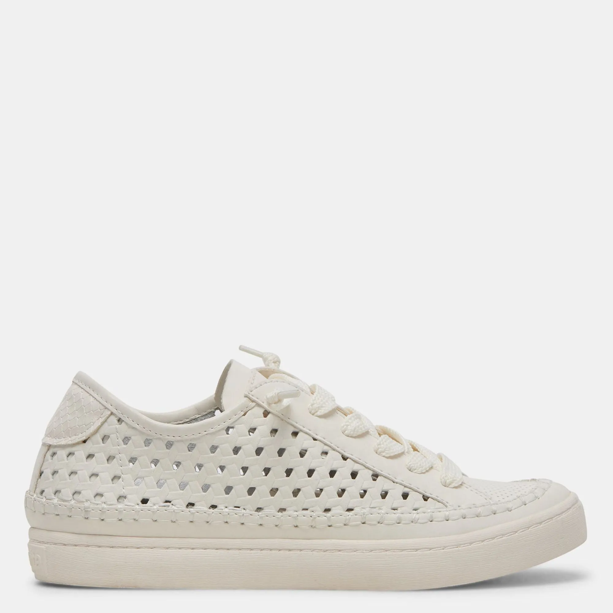 Zolen Sneakers White Perforated Leather